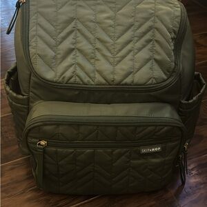 Skip Hop Olive Diaper Bag